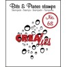 Crealies Clearstamp Bits&Pieces no. 68 Drops