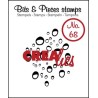 Crealies Clearstamp Bits&Pieces no. 68 Drops