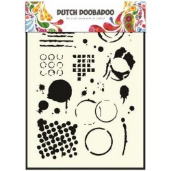 Doobadoo stencil Mix media A5