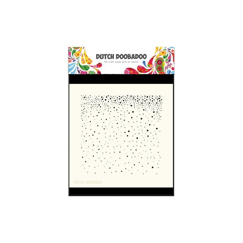 Dutch Doobadoo Mask stencil Snow 15x15