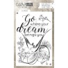 COOSA Crafts clearstamps A6 -Go Dream A6 (Eng)