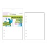 CraftEmotions Watercolor paper - bril. Ringbound white 10sh 14,5x20,5cm - 350 gr - 6 Ring A5