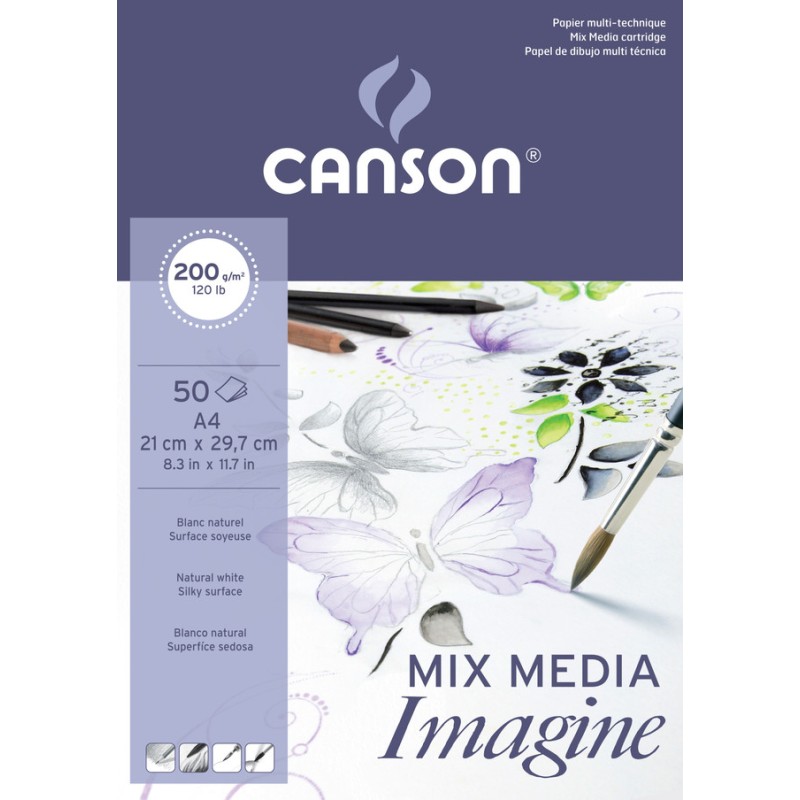 Canson MixMedia Imagine 200g 50 ark A4