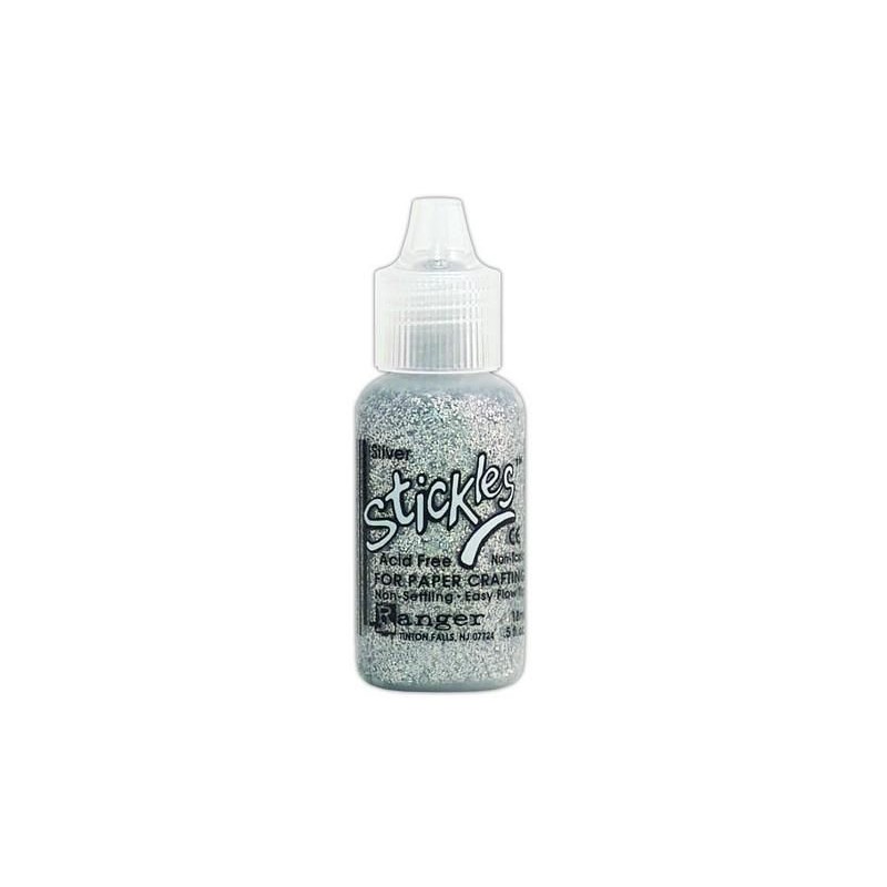 Ranger Stickles Glitter Glue 15ml - silver SGG01911