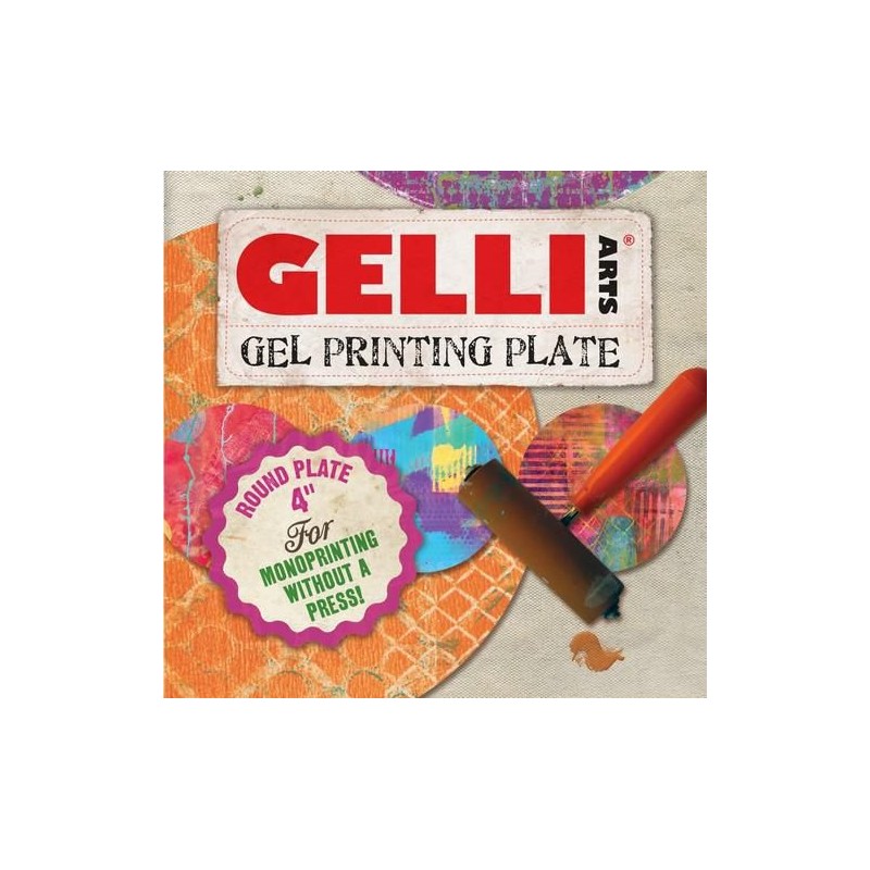 Gelli Arts - Gel Printing Plate Round 10cm GEL4R