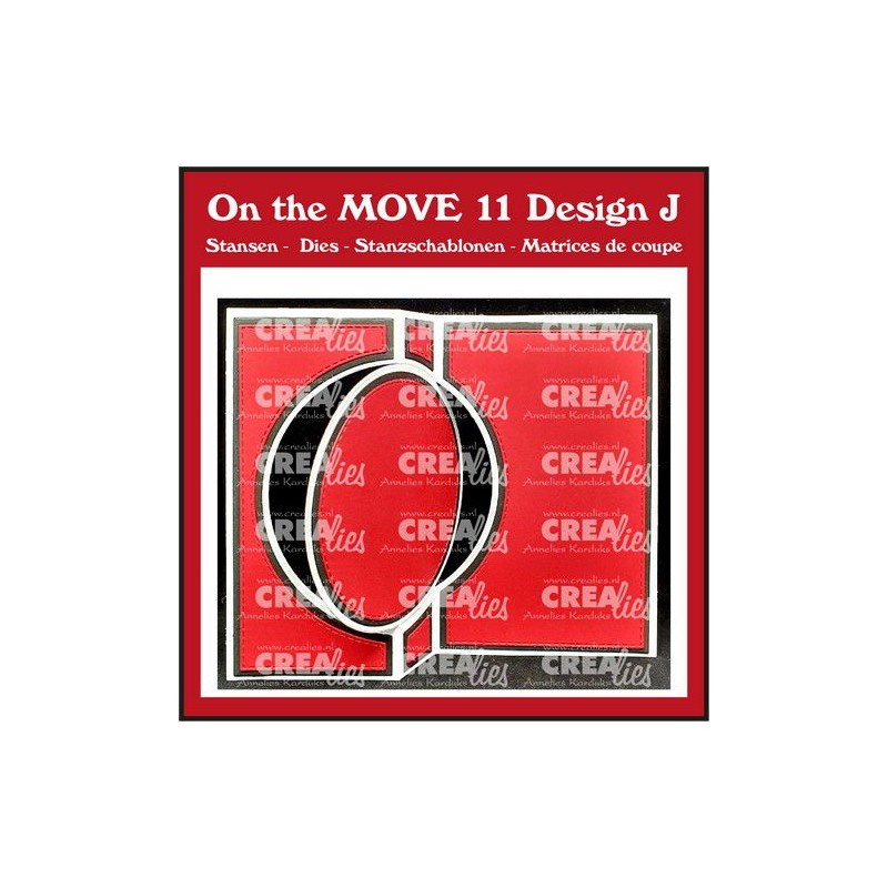 Crealies On The MOVE Design J CLMOVE11 13,5x13,5cm