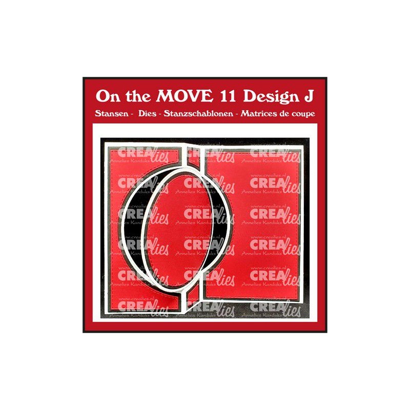 Crealies On The MOVE Design J CLMOVE11 13,5x13,5cm