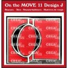 Crealies On The MOVE Design J CLMOVE11 13,5x13,5cm