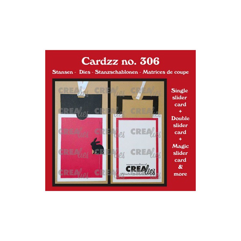 Crealies Cardzz Slider card CLCZ306 10,5x14,5cm