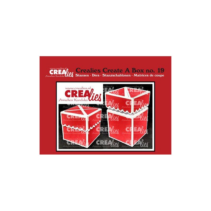 Crealies Create A Box no. 19 CCAB19 6x6x6cm