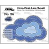 Crealies Crea-nest-Lies Small Clouds CNLS26 95x59mm