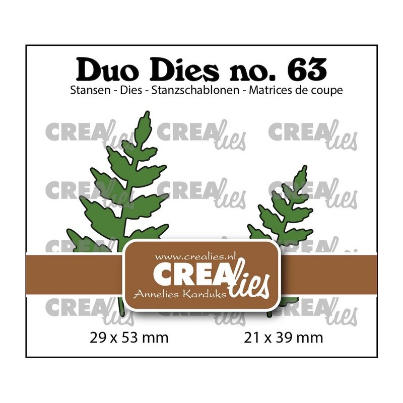 Crealies • Duo Dies Leaves 15 : CLDD63