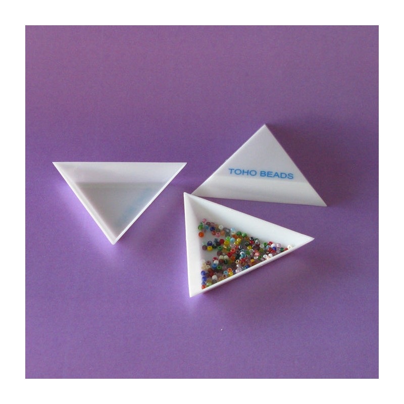TOHO Perlebakker 7x7x7cm  2 st. trekant brickor