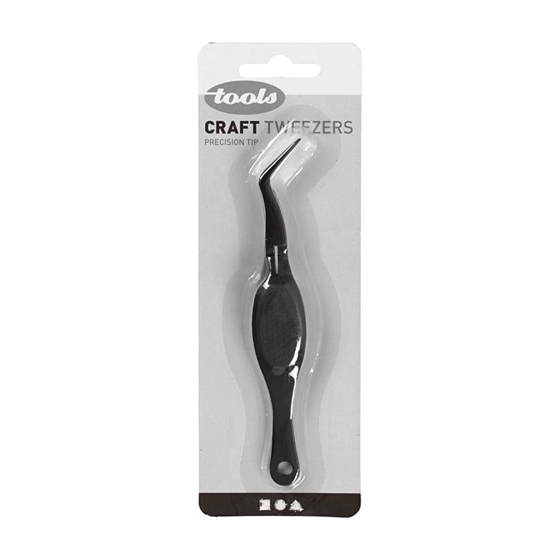Tools Tweezer Pinsett med fjäder, SVART L: 12,5 cm, 1st.