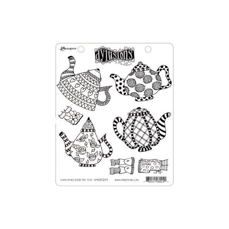 copy of Ranger • Dylusions cling stamp ocean backgrounds