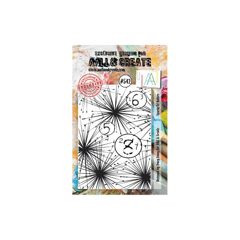 AALL & Create Stamp Sparks of Nature no.542 7,3x10,25cm Tracy Evans