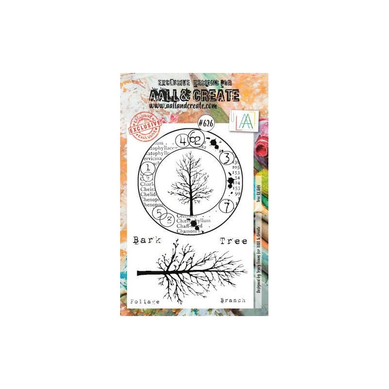 AALL & Create Stamp Tree Of Life  15x10cm Tracy Evans