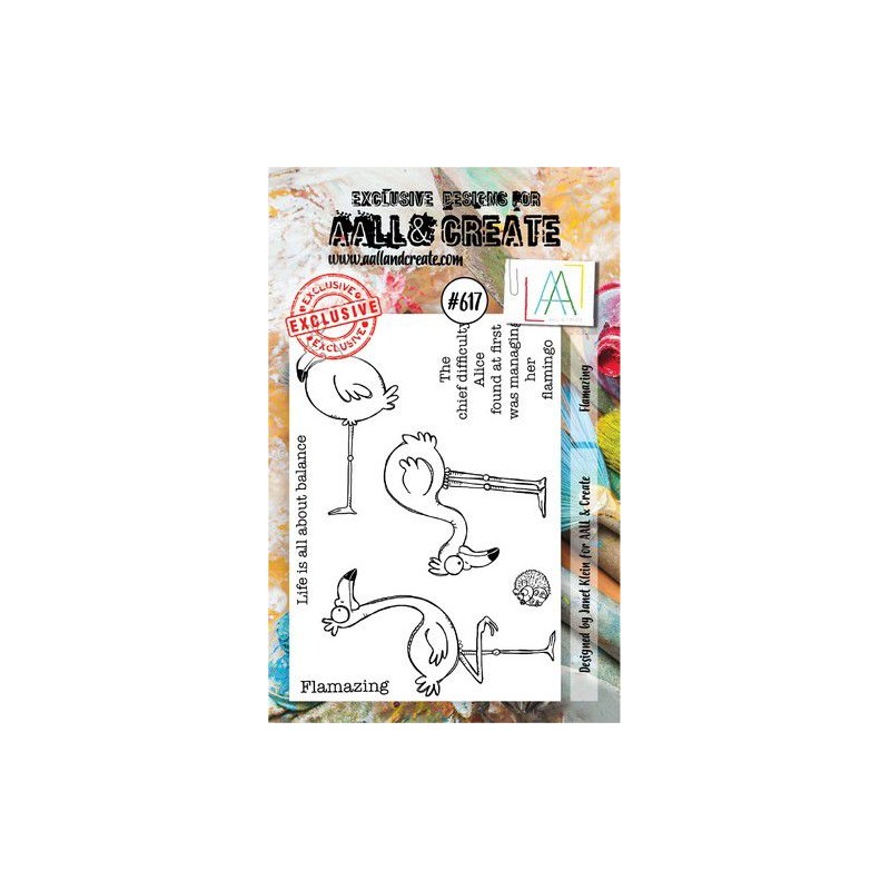 AALL & Create Stamp Flamazing 7,3x10,25cm Janet Klein