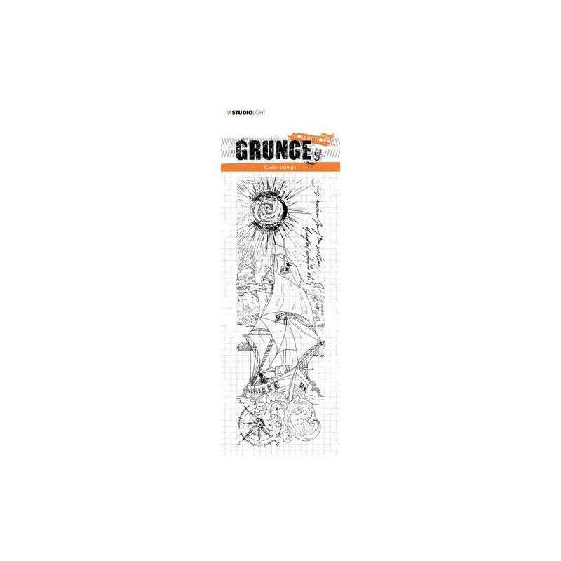 Studio Light Clear Stamp Grunge Collection nr.104 SL-GR-STAMP104 74x210mm
