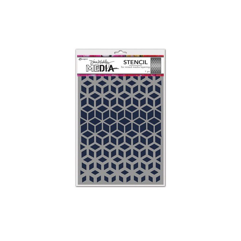 Ranger Dina Wakley A5 Mask Stencil Media Cubed MDS77657