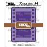 Crealies Xtra no. 54 ATC Die 2 st Filmstrip CLXtra54 63,5x88,9mm