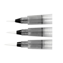 Artistline Vattenpenslar, stl. S + M + L , 10 ml, 3 st./ 1 förp.