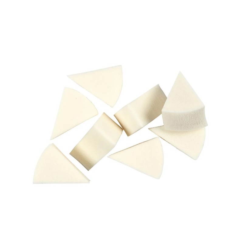 Artistline Svampar, L: 40 mm, B: 25 mm, vit, 8 st./ 1 förp.