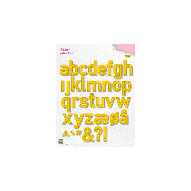 Nellie's Choice Dies - Alphabet Large 22x38mm