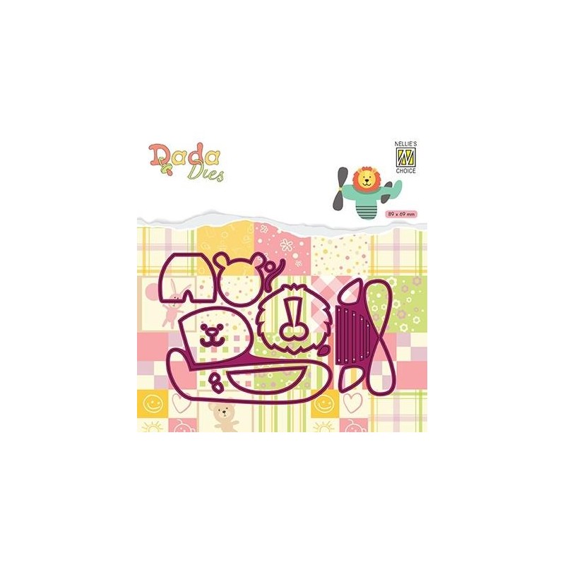 Nellie's Choice DADA ANIMALS DIES “Lion in Airplane” DDD024