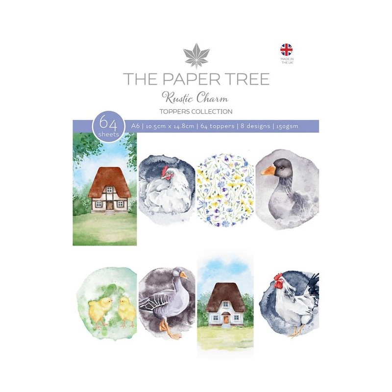 The Paper Tree • Rustic Charm Topper Pad A6  PTC1230