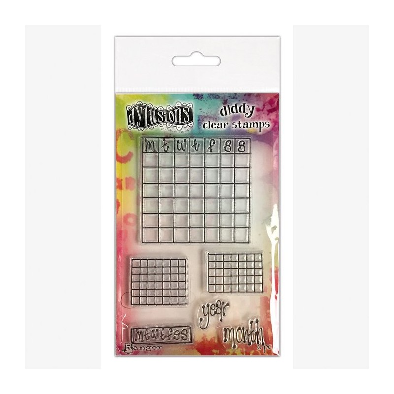Ranger • Dylusions Diddy Clear Stamps Check It Out!  DYB80008