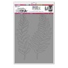 Ranger • Dina Wakley A5 Mask Stencil Curly Frond  MDS74540