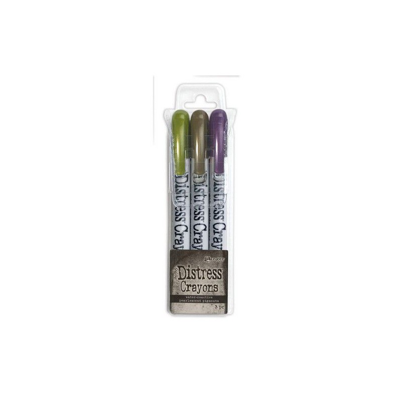 Ranger Distress Halloween Crayons Pearl Set 2 Tim Holtz