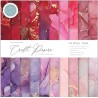 Craft Consortium The Essential Craft Papers - 6x6 - Ink Drops - Rose