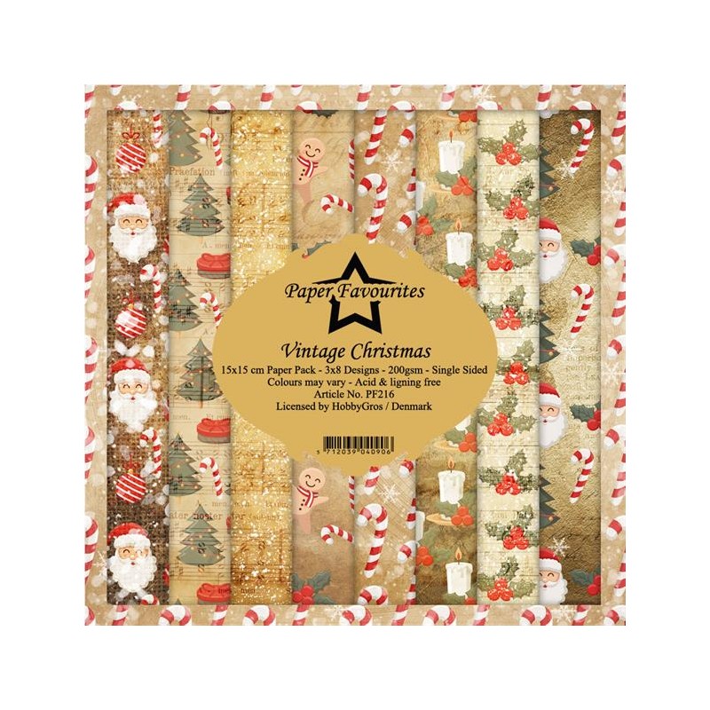 Paper Favourites Paper Pack "Vintage Christmas" PF216