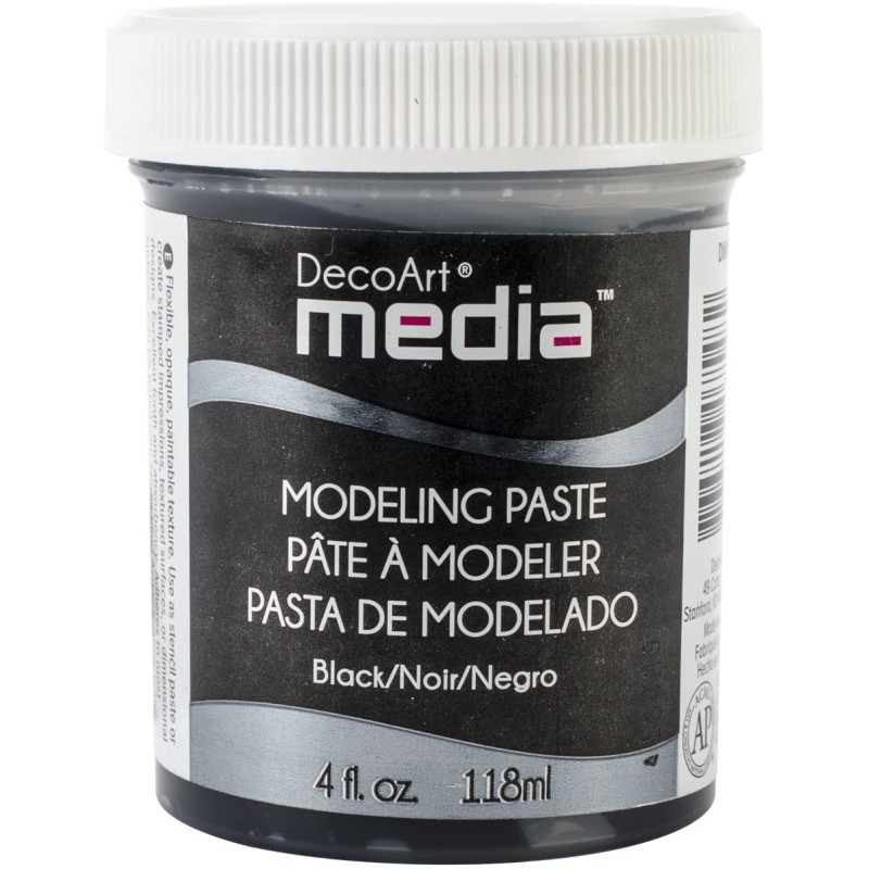 DecoArt Media Black Modeling Paste 118 ml