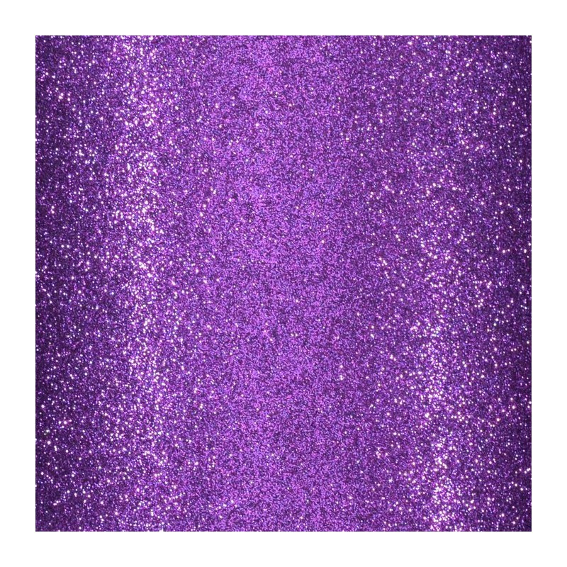 Florence • Self-adhesive glitter paper 30,5cm 1sheet Purple
