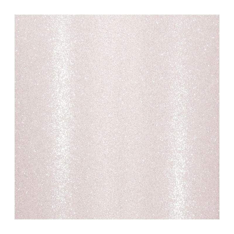 Florence • Self-adhesive glitter paper 30,5cm 1sheet White