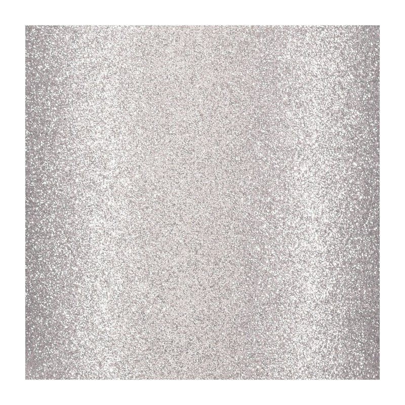 Florence • Self-adhesive glitter paper 30,5cm 1sheet Silver