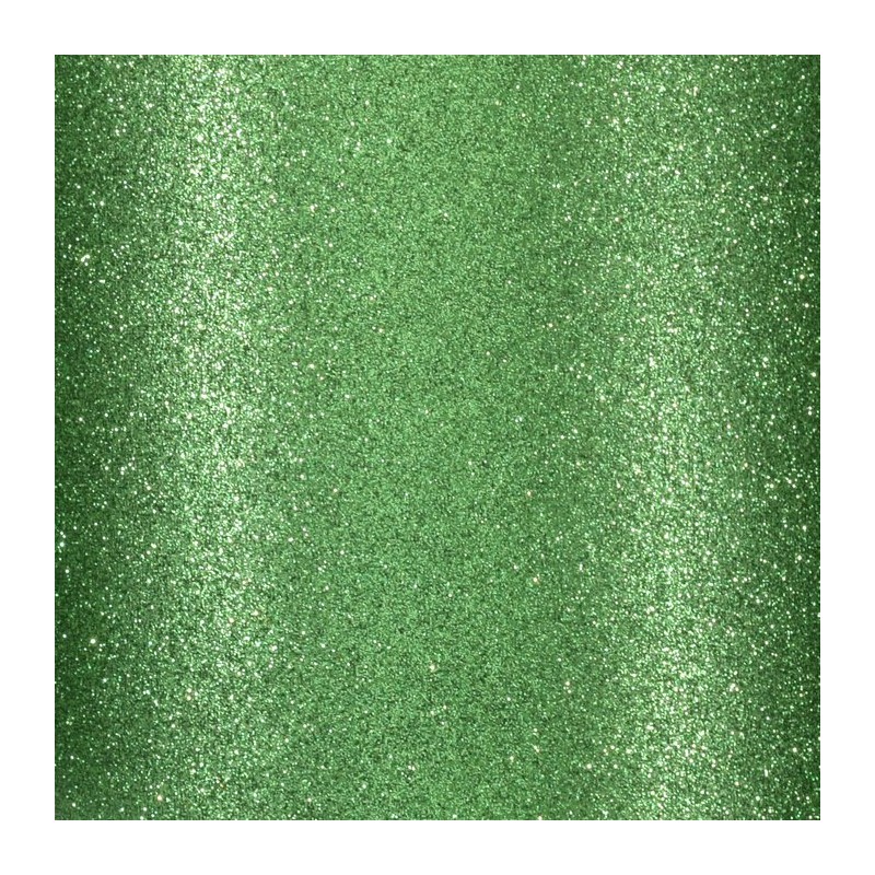 Florence • Self-adhesive glitter paper 30,5cm 1sheet Dark Green