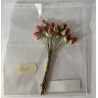 Blommor 12 st Röda Rosknoppar 7mm