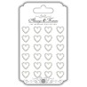 Craft Consortium Always & Forever - Heart Cluster Diamante Charms