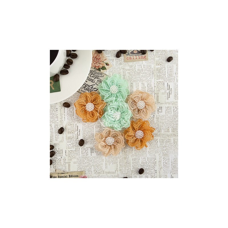 Prims Flowers Tyg Blommor 6st