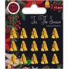 Craft Consortium Tis The Season - Gold Bells - Metal Charms