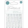 Craft Consortium The Essential Embellishments - Adhesive Pearls - Silver