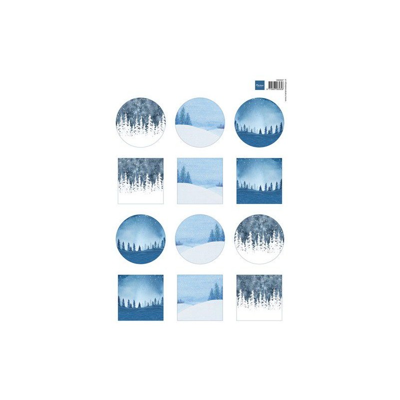 Marianne D KlippArk Winter landscapes mini‘s  A4