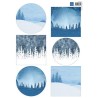 copy of Marianne D Decoupage Winter landscapes mini‘s  A4