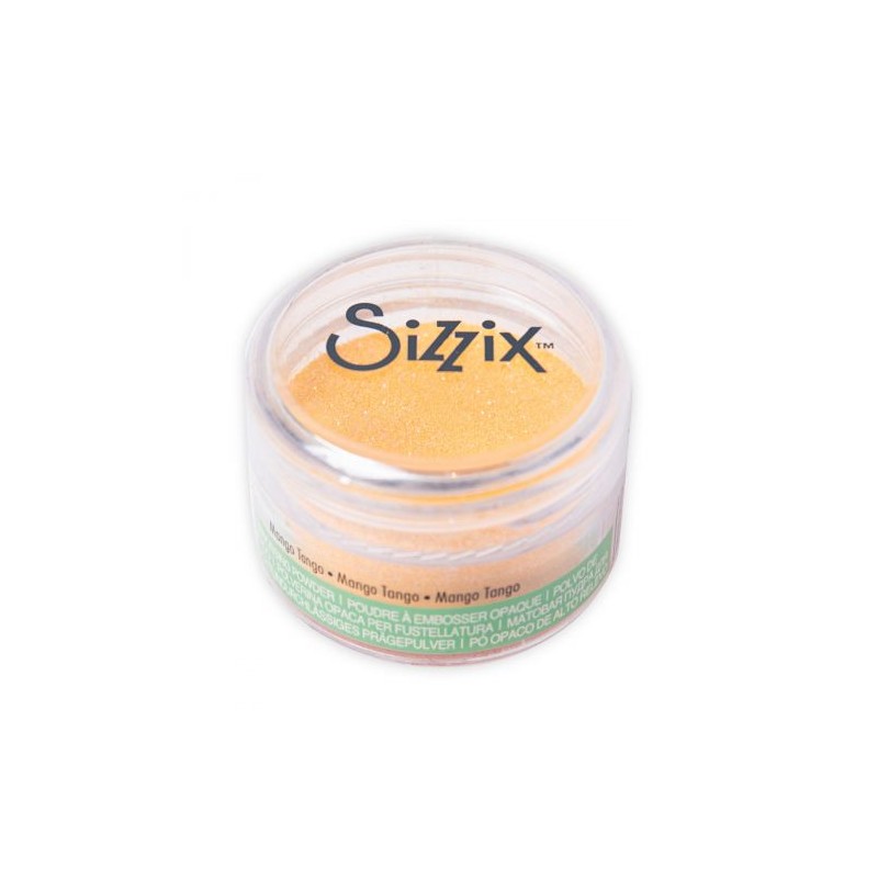 Sizzix • Embossing powder opaque Mango tango 12g