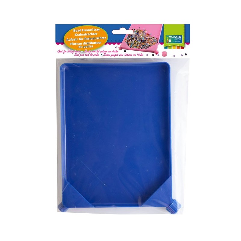Vaessen Creative • Bead funnel tray blue