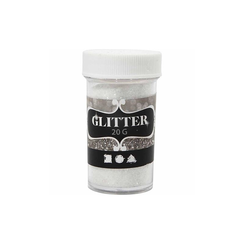 Tools Glitter, 60 mm, 35 mm, Silver, 20 g, 1 Burk